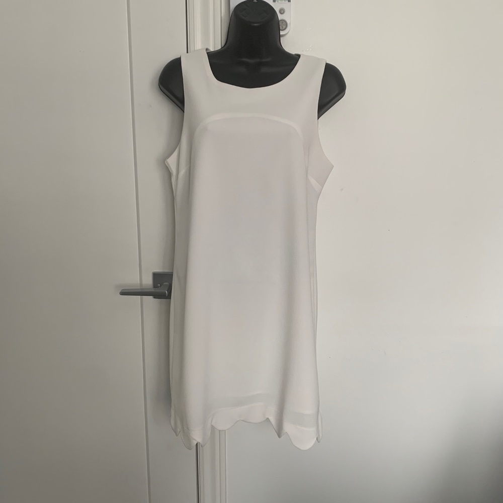 White chic dress 2/15$
